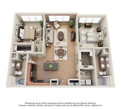 Unit 323 323 floor plan